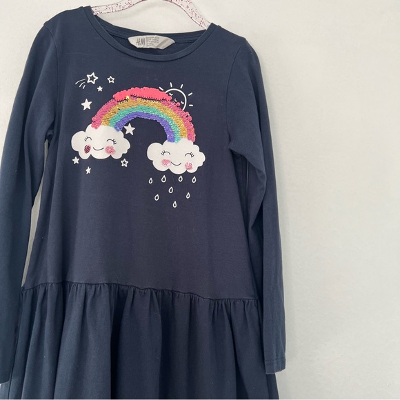 H&M Dress with Sequins 6-8Y - Picture 9 of 16